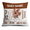 Personalized Baby Birth Announcement Photo Pillow DB49 30O18 1