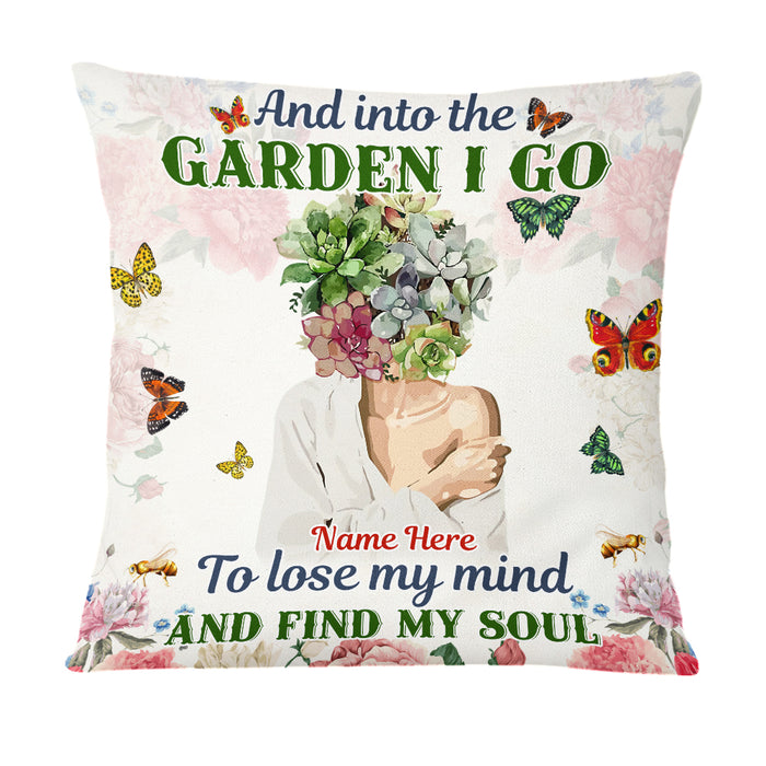 Personalized Love Gardening Pillow DB49 87O19 1