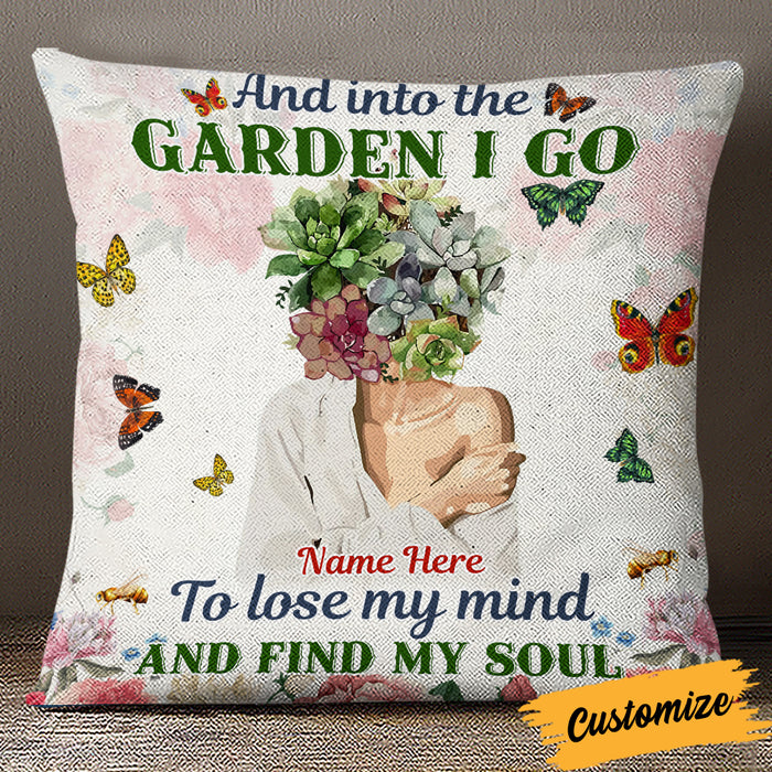 Personalized Love Gardening Pillow DB49 87O19 1