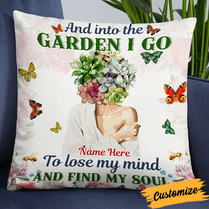 Personalized Love Gardening Pillow DB49 87O19 1