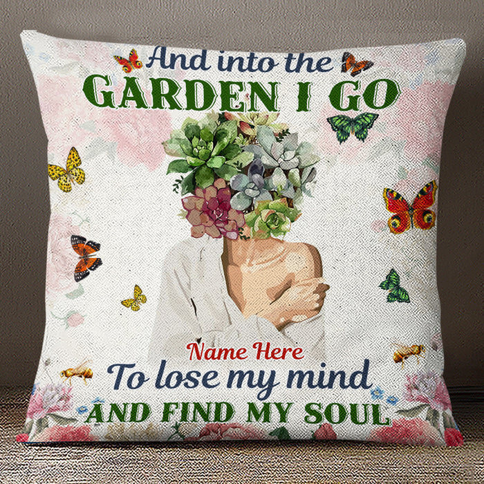 Personalized Love Gardening Pillow DB49 87O19 1