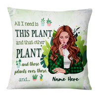 Personalized Love Gardening All I Need Pillow DB65 26O36 thumb 1