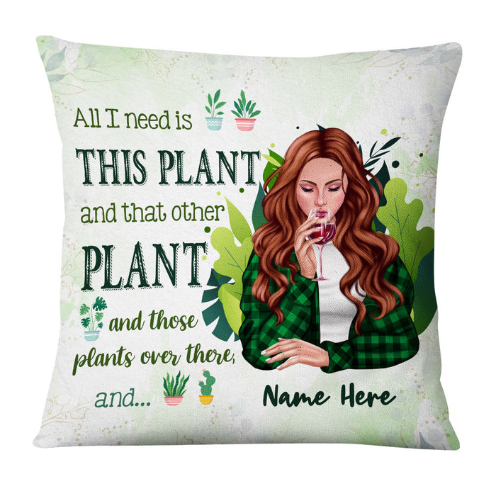 Personalized Love Gardening All I Need Pillow DB65 26O36 1
