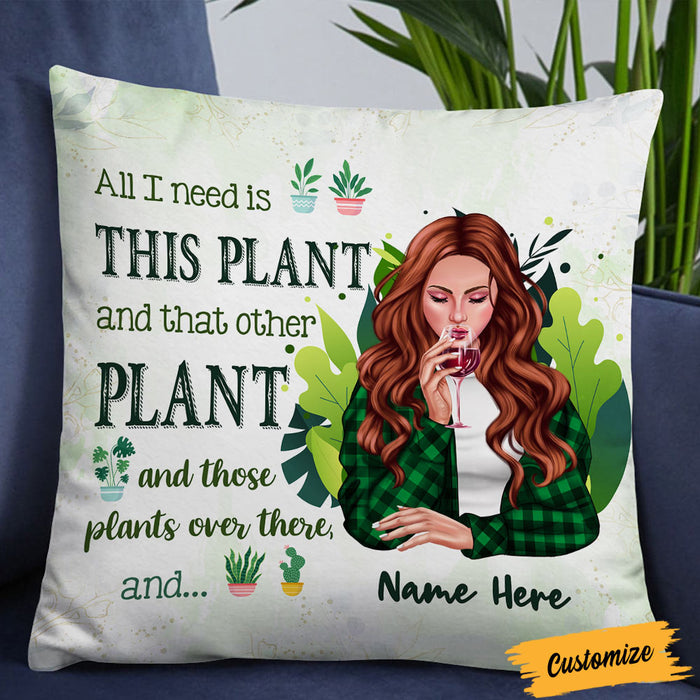 Personalized Love Gardening All I Need Pillow DB65 26O36 1