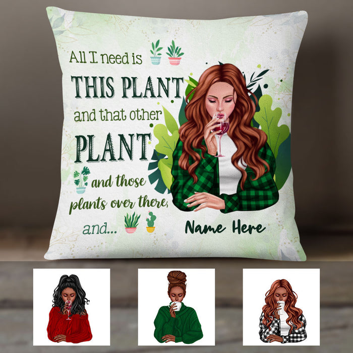 Personalized Love Gardening All I Need Pillow DB65 26O36 1