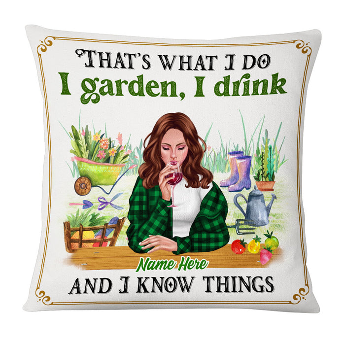 Personalized Love Gardening That's What I Do Pillow DB66 26O53 1