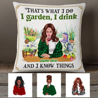 Personalized Love Gardening That's What I Do Pillow DB66 26O53 thumb 1