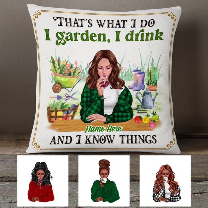 Personalized Love Gardening That's What I Do Pillow DB66 26O53 1