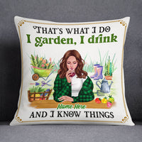 Personalized Love Gardening That's What I Do Pillow DB66 26O53 thumb 1