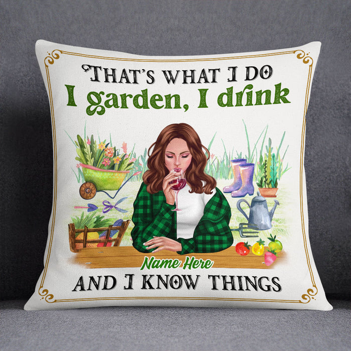 Personalized Love Gardening That's What I Do Pillow DB66 26O53 1