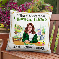 Personalized Love Gardening That's What I Do Pillow DB66 26O53 thumb 1