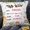 Personalized Baby Birth Announcement Pillow DB61 23O36 1