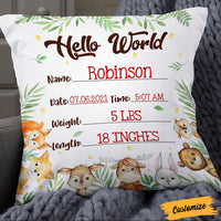 Personalized Baby Birth Announcement Pillow DB61 23O36 thumb 1