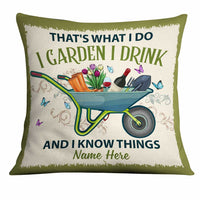 Personalized Girl Who Love Gardening Pillow DB67 95O34 thumb 1