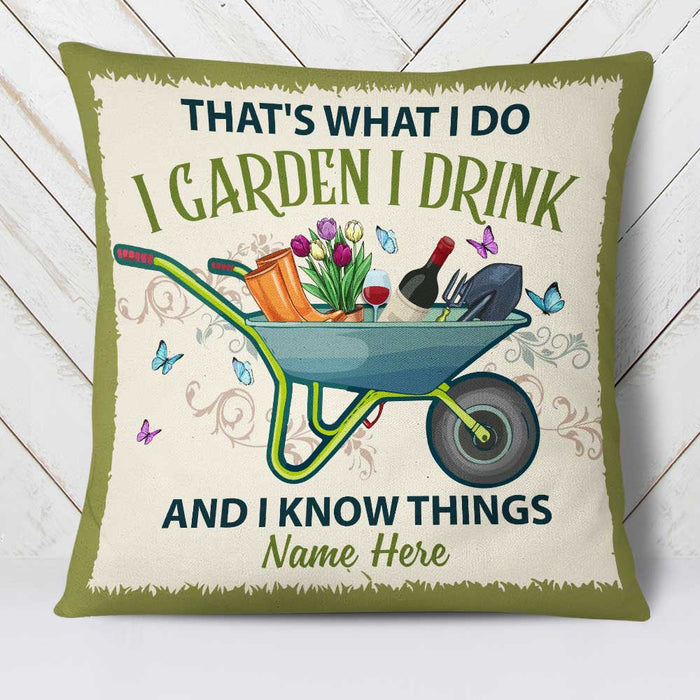 Personalized Girl Who Love Gardening Pillow DB67 95O34 1