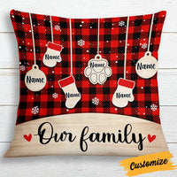 Personalized Family Dog Cat Christmas Pillow OB275 81O34 thumb 1