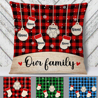 Personalized Family Dog Cat Christmas Pillow OB275 81O34 thumb 1