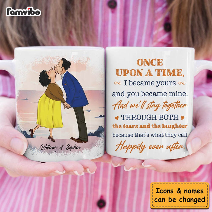Personalized Couple Gift Once Upon A Time I Became Yours And You Became Mine Mug 31236 1