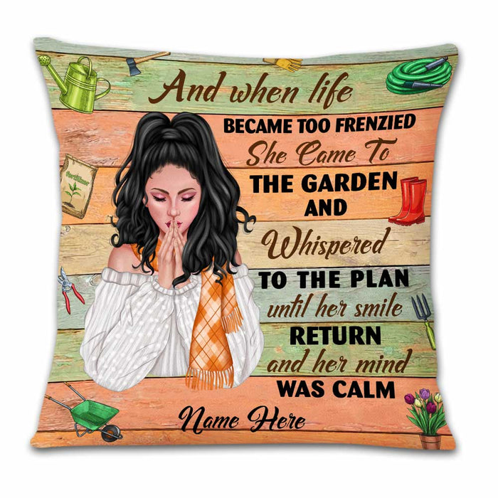 Personalized Love Gardening Pillow DB64 30O23 1