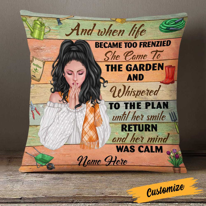 Personalized Love Gardening Pillow DB64 30O23 1