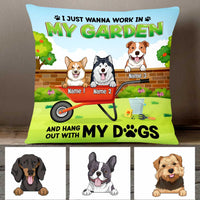 Personalized Love Gardening Dog Pillow DB67 26O47 thumb 1