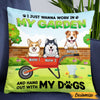Personalized Love Gardening Dog Pillow DB67 26O47 1