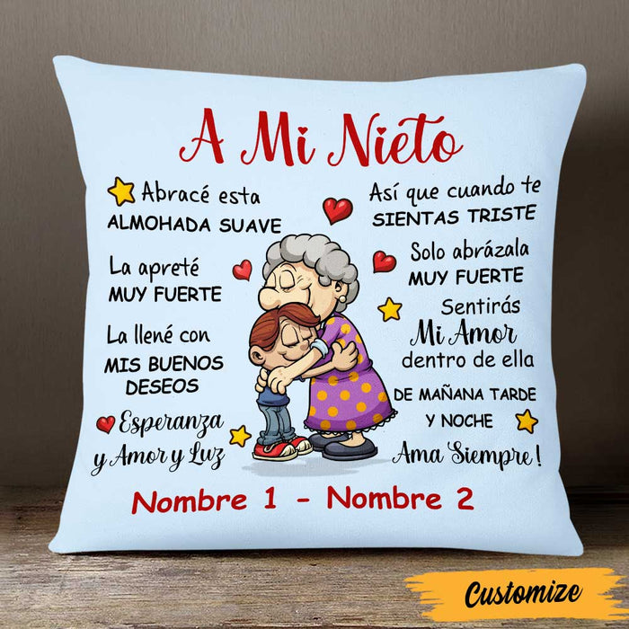 Personalized Grandma Mom Mamá Abuela Spanish Pillow DB71 29O47 1