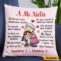 Personalized Grandma Mom Mamá Abuela Spanish Pillow DB71 29O47 thumb 1
