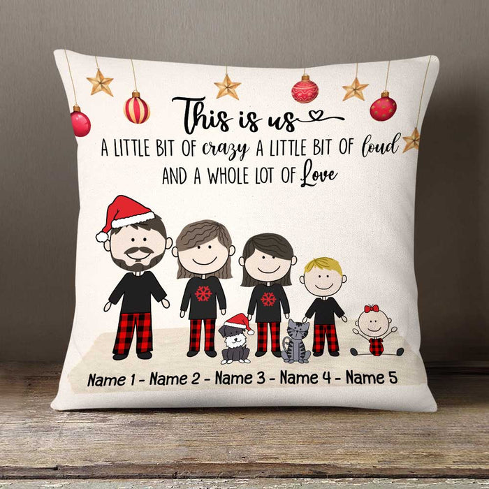 Personalized Family This Is Us Christmas Pillow NB186 30O58 1