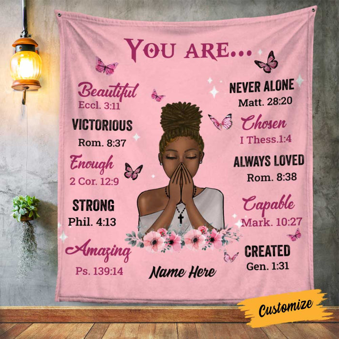 Personalized God You Are Blanket NB244 30O58 1