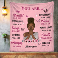 Personalized God You Are Blanket NB244 30O58 thumb 1