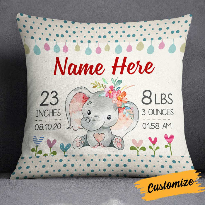 Personalized Baby Birth Announcement Pillow DB63 23O34 1