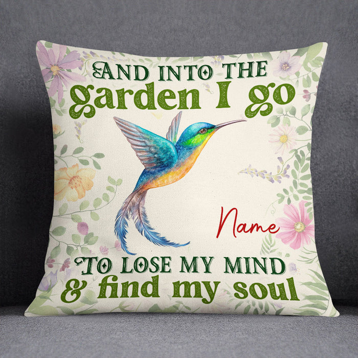 Personalized Love Gardening Pillow DB68 95O53 1