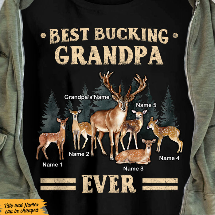 Personalized Dad Grandpa Hunting T Shirt MY191 30O47 1