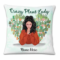 Personalized Love Gardening Girl Pillow DB66 23O23 thumb 1