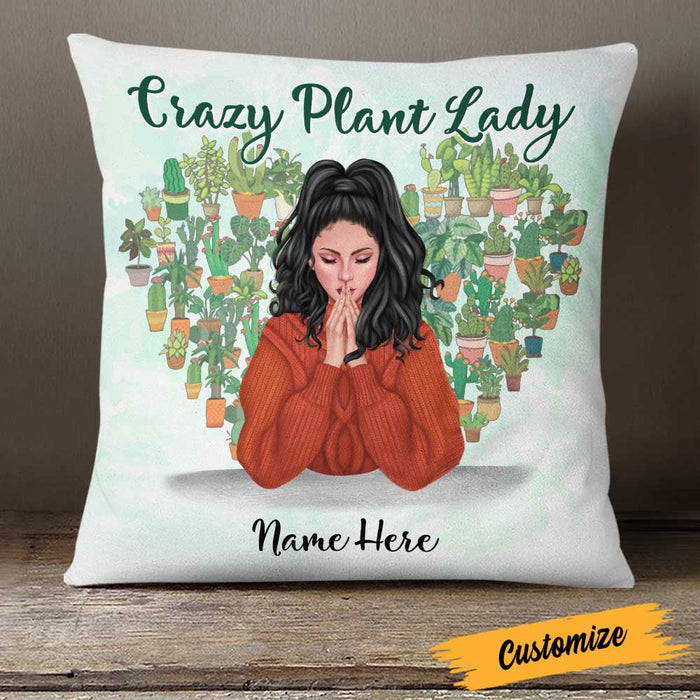 Personalized Love Gardening Girl Pillow DB66 23O23 1
