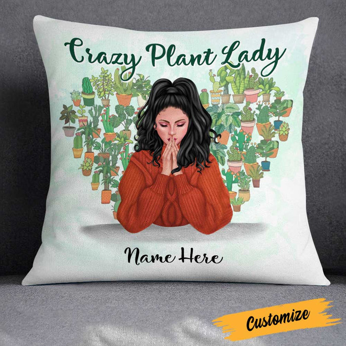 Personalized Love Gardening Girl Pillow DB66 23O23 1