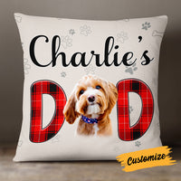 Personalized Dog Cat Dad Photo Pillow DB91 95O19 thumb 1