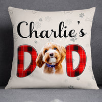 Personalized Dog Cat Dad Photo Pillow DB91 95O19 thumb 1