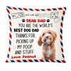 Personalized Dog Dad Pillow DB67 30O47 1
