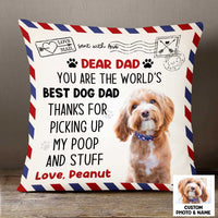 Personalized Dog Dad Pillow DB67 30O47 thumb 1
