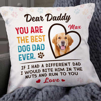Personalized Dog Dad Pillow DB68 26O57 thumb 1