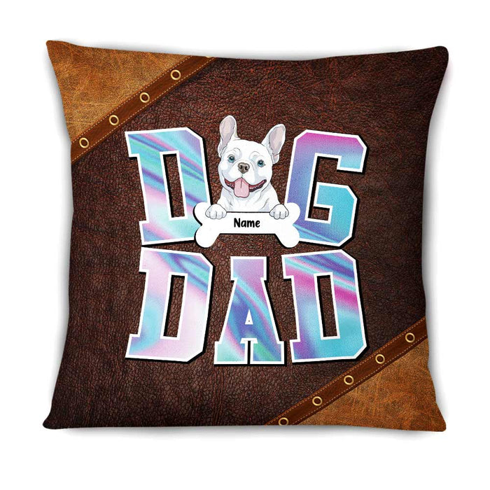 Personalized Dog Dad Pillow DB68 30O66 1