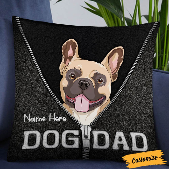 Personalized Dog Dad Pillow DB69 95O36 1
