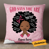 Personalized Baby BWA God Says You Are Pillow DB91 85O24 1