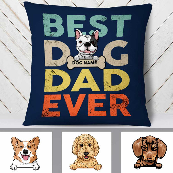 Personalized Dog Dad Pillow DB65 85O34 1