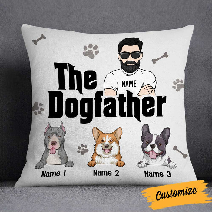 Personalized Dog Dad Pillow DB610 95O58 1