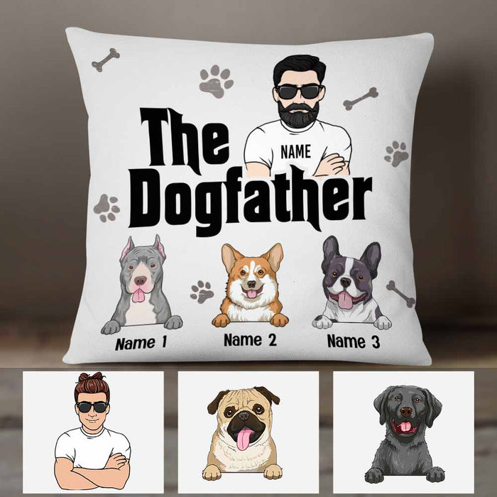 Personalized Dog Dad Pillow DB610 95O58 1