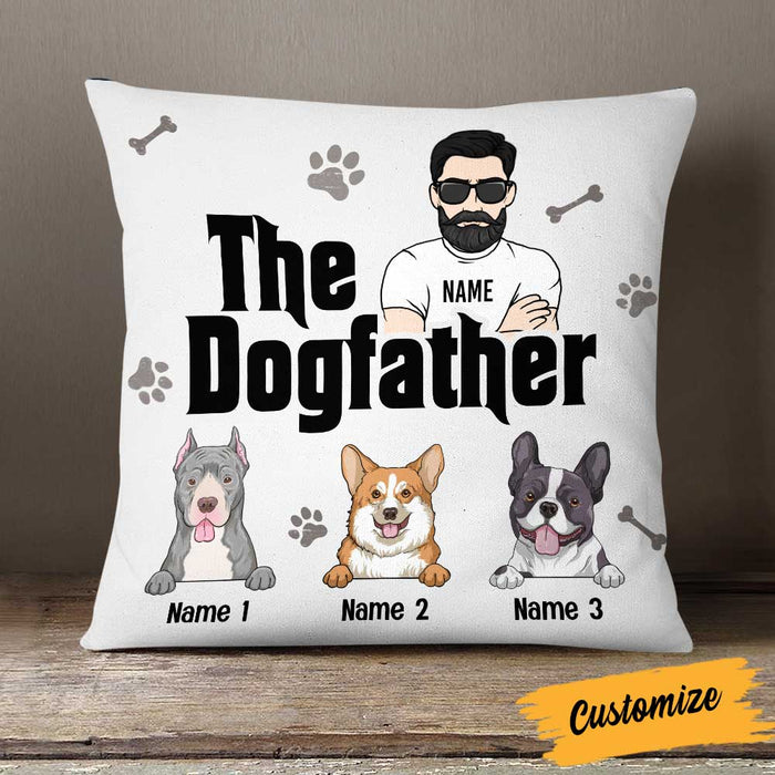 Personalized Dog Dad Pillow DB610 95O58 1