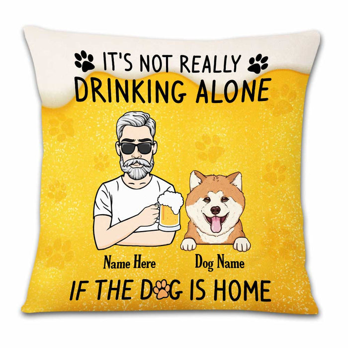 Personalized Dog Dad Pillow DB65 87O23 1